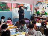 بازدید مدیرکل ارزیابی عملکرد از یک کودکستان در تهران