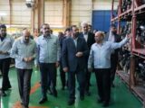 عکس/ بازدید دادستان تهران از یک شرکت خودروساز