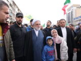 عکس/ حضور رئیس عدلیه در راهپیمایی یوم الله ۲۲ بهمن