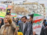 معاون علمی رئیس‌جمهور در راهپیمایی ۲۲ بهمن حضور یافت