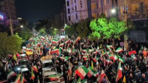 رژه شیردختران ملایری در اجتماعات شبانه