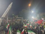 قدرت آهنین ایران در قلب تهران؛ موشک «قدر» مهمان مردم میدان ونک شد