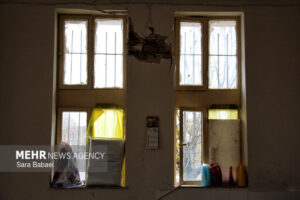 گزارش خبرنگار مهر از خسارات حمله به شهر روانسر و خسارت خوابگاه دخترانه