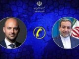 گفتگوی تلفنی عراقچی با وزیر امور خارجه فرانسه برای دستیابی به یک راه‌حل دیپلماتیک