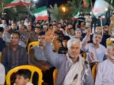اجتماع و راهپیمایی مردم انقلابی آبدان