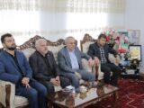 تجلیل از خانواده‌های شهدای جنگ رمضان در سفر سرمست به بناب