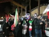 تجمع شبانه مردم نراق در بیعت با رهبر معظم انقلاب