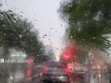 تصاویری از بارش شدید باران در آستانه اشرفیه