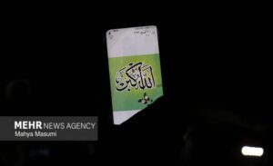 تصاویری از تجمعات مردمی در ورامین