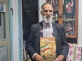 حماسه پیرمرد بیرجندی در طوفان؛ این پرچم زمین نمی‌افتد