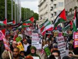 راهپیمایی ده‌ها هزار نفری در لندن در حمایت از فلسطین