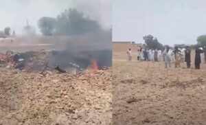 سقوط هواپیمای نیروی هوایی پاکستان