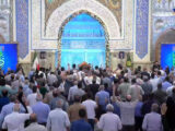 محفل استغاثه به حضرت صاحب‌الزمان(عج) در حرم مطهر رضوی