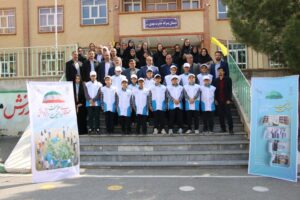یاد شهید ماکان در اتاق سلامت مدرسه تبریز