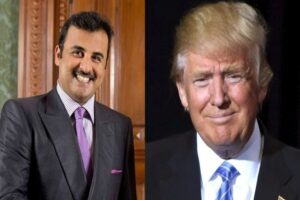 امیر قطر خطاب به ترامپ: راه‌حل‌های سیاسی و گفت‌وگو باید اولویت یابد