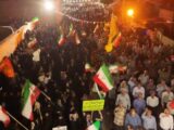 تداوم حضور مردم بهاباد در قرارهای شبانه بیعت با رهبر انقلاب