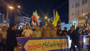 حضور پرشور ساوجی‌ها در نود و سومین شب ایستادگی و مقاومت