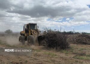 ۱۶۸۵۰ مترمربع از اراضی ملی روستای خیج شاهرود آزاد سازی شد