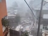 طوفان شدید در جنوب غرب فرانسه؛ برق ۷۵۰۰ خانه قطع شد