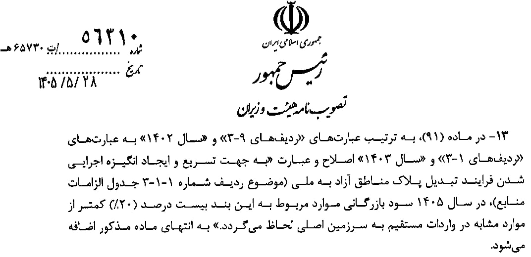 هزینه واردات خودرو از مناطق آزاد ۲۰ درصد کاهش یافت