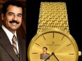 کلکسیون ساعت‌های سوئیسی سفارشی صدام حسین